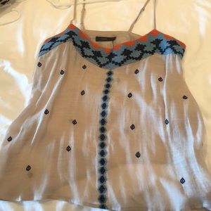 THML embroidered tank top